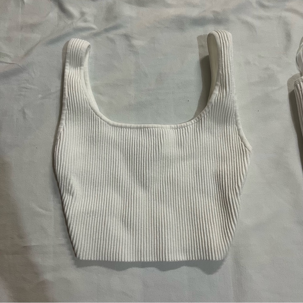 Babaton sculpt knit square neck tank